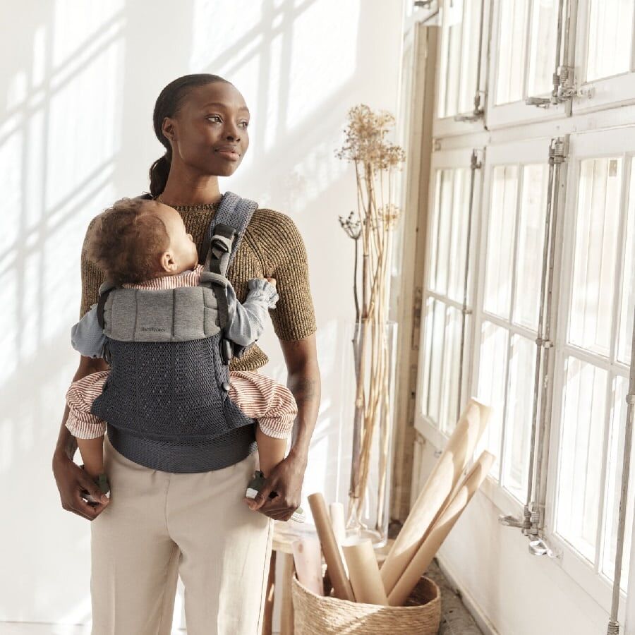 BABYBJÖRN Baby Carrier Harmony ダークグレー Babybjorn Baby Carrier Harmony 3D Mesh - Anthracite - Little