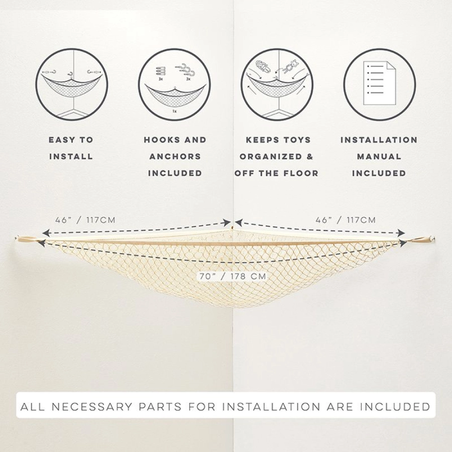 3 Sprouts Toy Hammock 6
