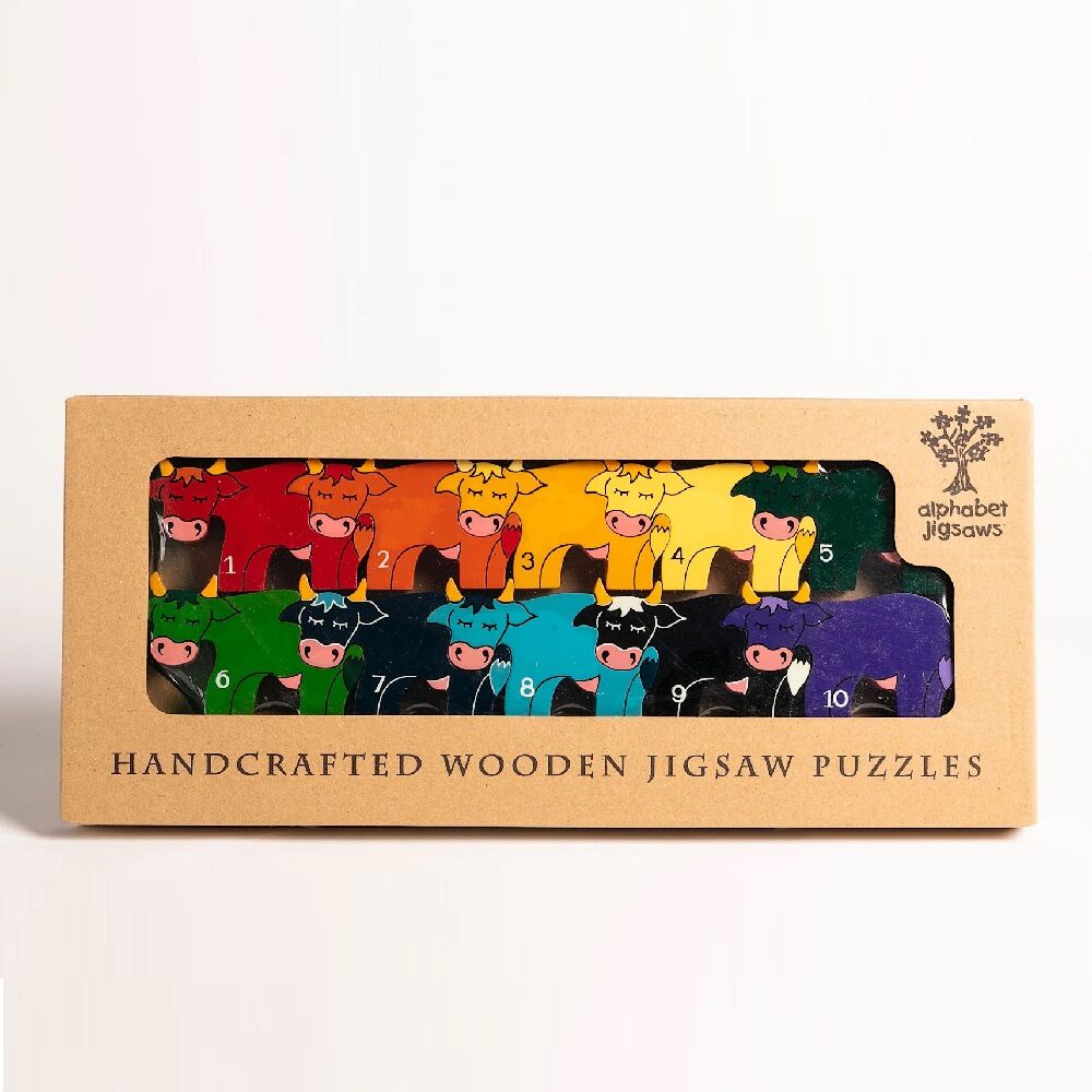 Alphabet Jigsaw Numbers Jigsaw Cows In A Row - Image 7