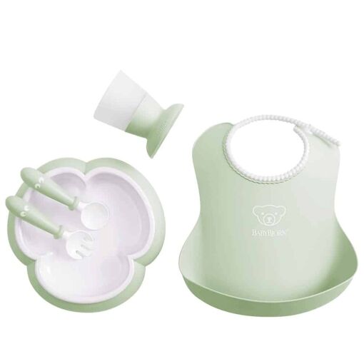 Babybjorn Dinner Set in Powder Green