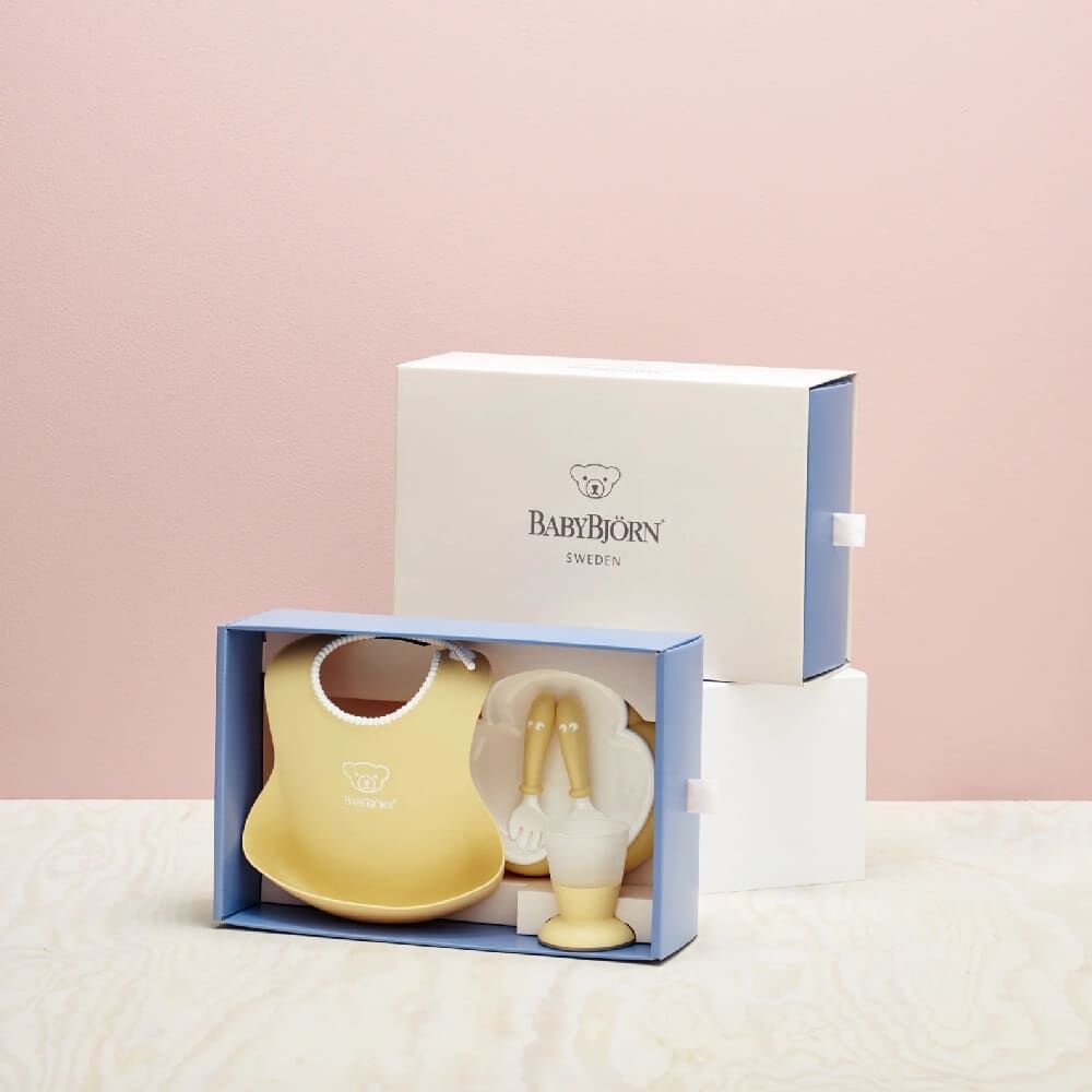 Babybjorn Baby Dinner Set Powder Yellow - Image 2