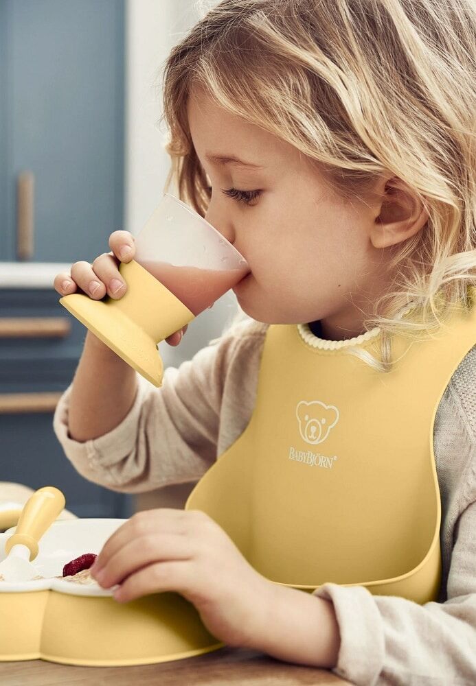 Babybjorn Baby Dinner Set Powder Yellow - Image 3