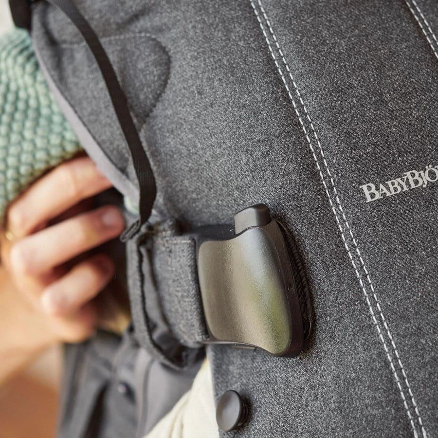 Babybjorn Baby Carrier - One Denim Grey / Dark Grey - Image 4