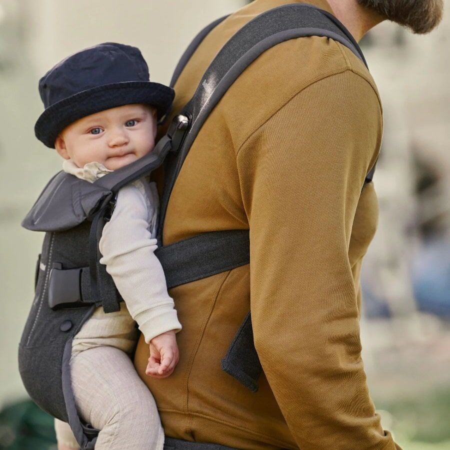 Babybjorn Baby Carrier - One Denim Grey / Dark Grey - Image 6