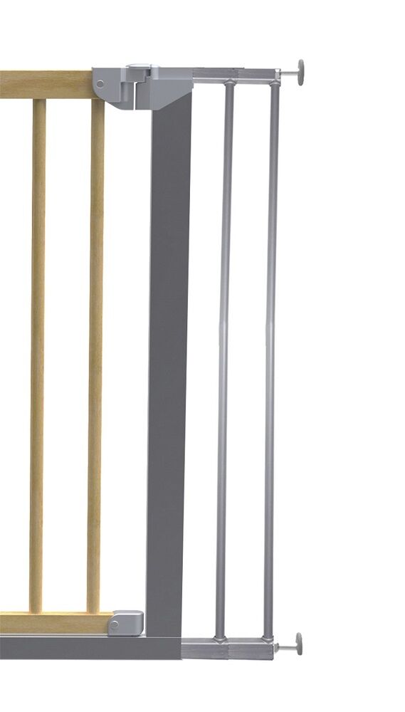 BabyDan Extend A Gate 2 Pack - 7cm - Silver - Image 3