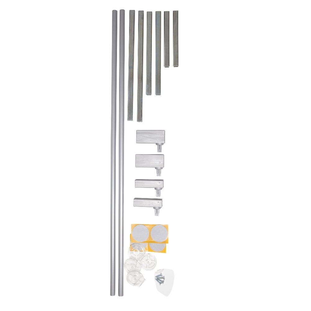 BabyDan Extend A Gate 2 Pack - 7cm - Silver - Image 2