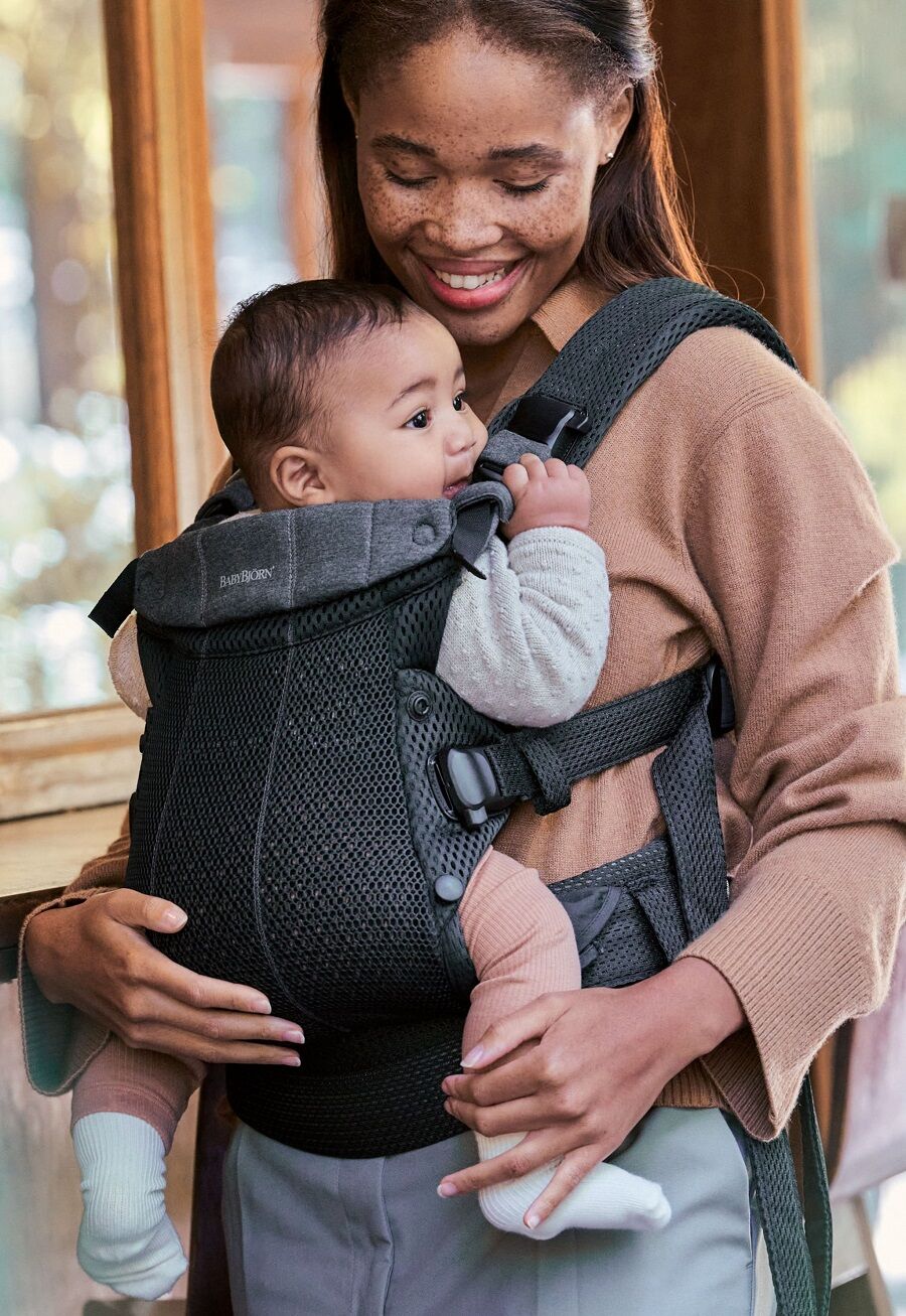 Babybjorn Baby Carrier Harmony 3D Mesh - Black - Little Dreamers