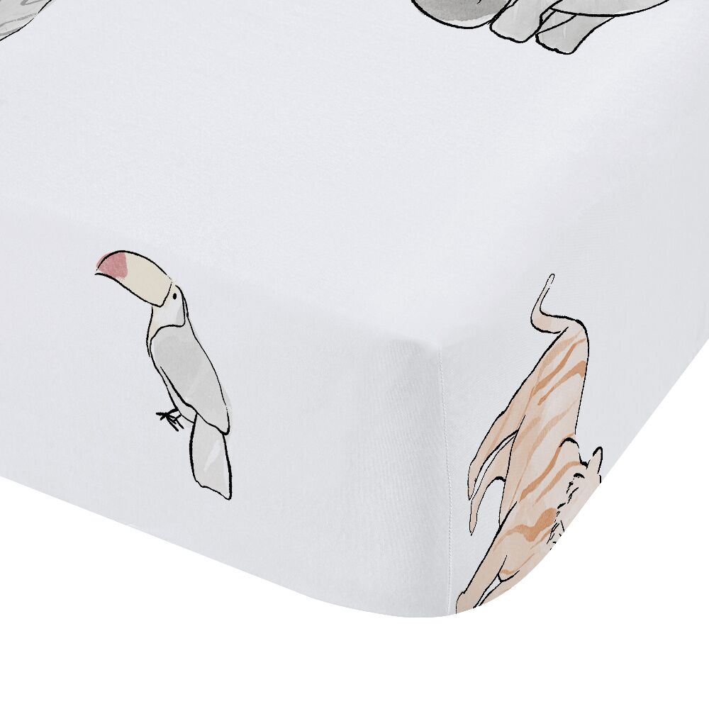 Zoo Animal Toddler Fitted Sheet - Image 3