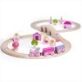 BigJigs Fairy Figure Of Eight Train Set is a wonderfully pretty 35 piece wooden train set in pinks and pastels, with fairy figures