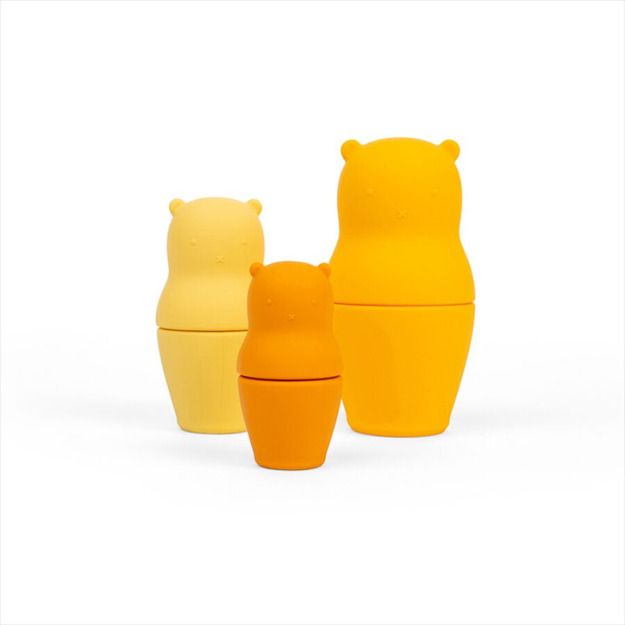 Bigjigs Nesting Bears are super soft and flexible, so teething munchkins can chew away, made from 100% food-grade silicone and are very safe & durable