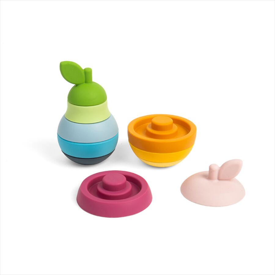 Bigjigs Toys Stacking Apple & Pear - Image 2