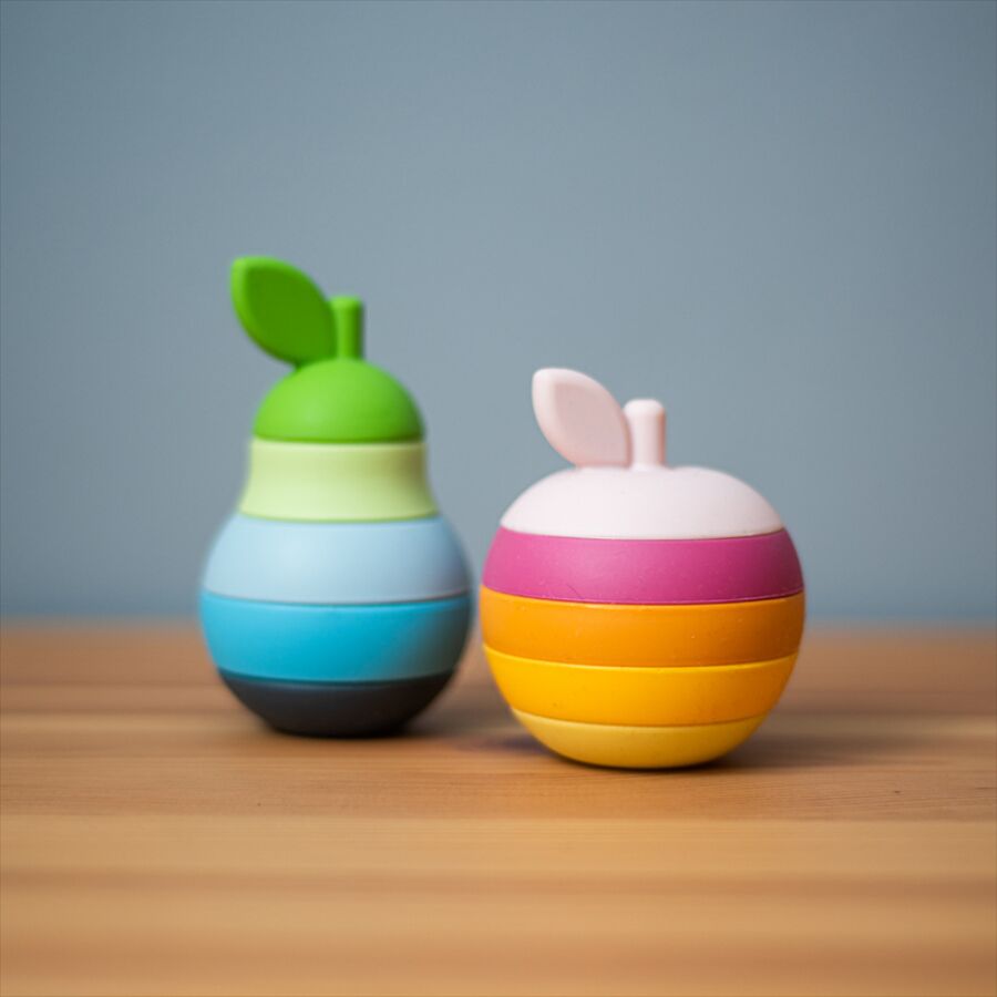 Bigjigs Toys Stacking Apple & Pear - Image 5