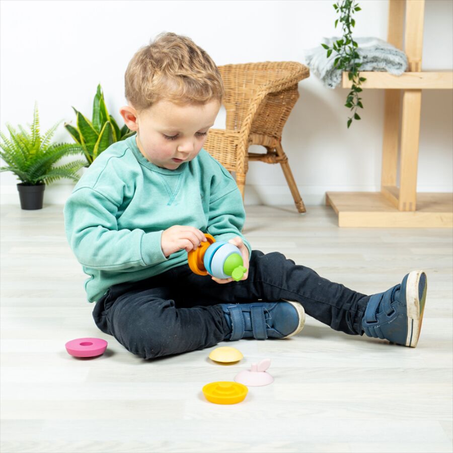 Bigjigs Toys Stacking Apple & Pear - Image 7
