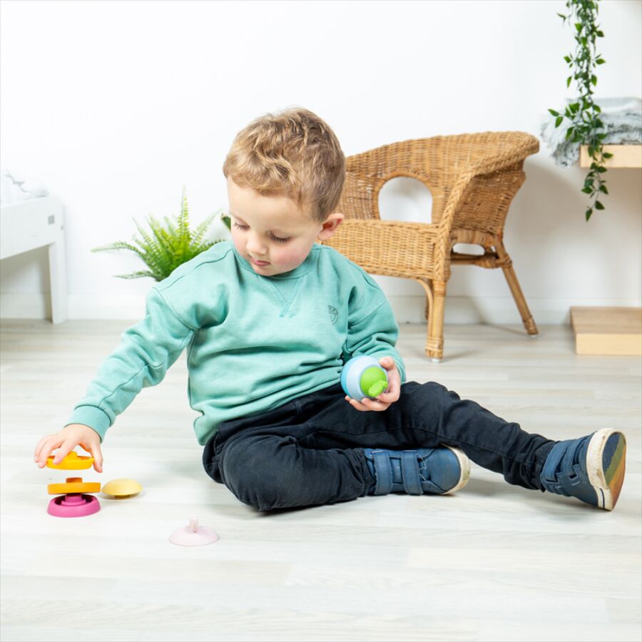 Bigjigs Toys Stacking Apple & Pear - Image 8
