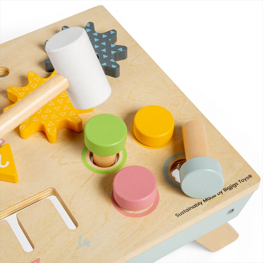 Bigjigs Table Top Activity Bench 100% FSC - Image 5