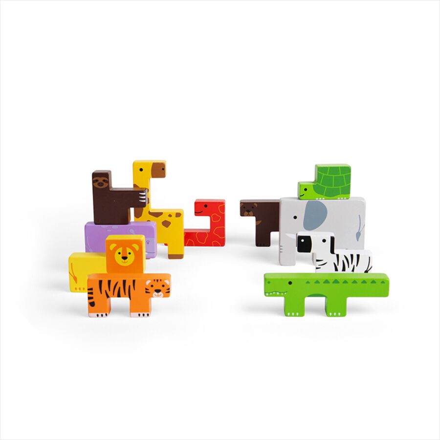 Bigjigs Toys Animal Lock A Block - Image 8