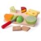 Bigjigs Cheese Board is a great wooden toy play set featuring a selection of brightly coloured cheeses to slice and serve!
