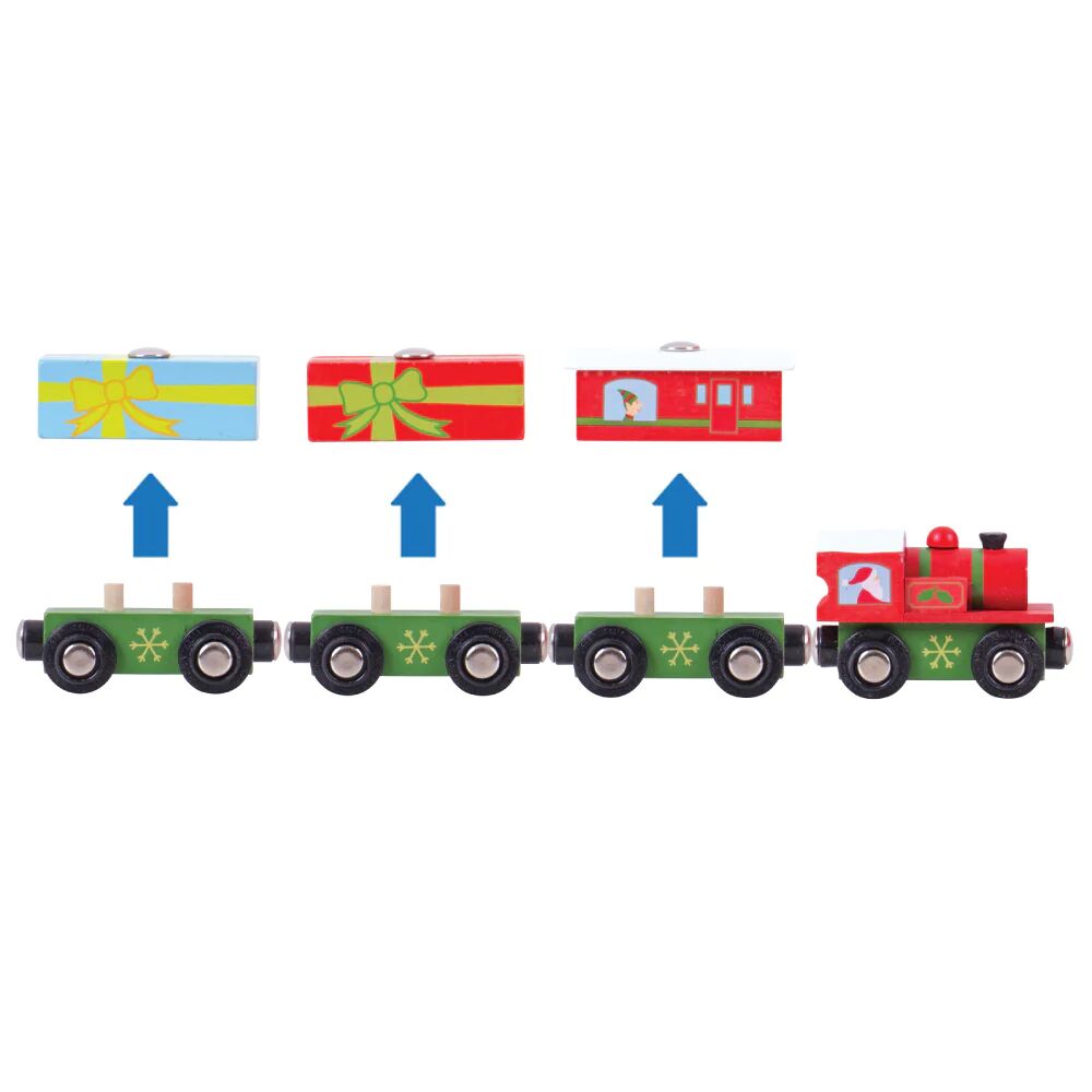 Bigjigs Christmas Train - Image 4