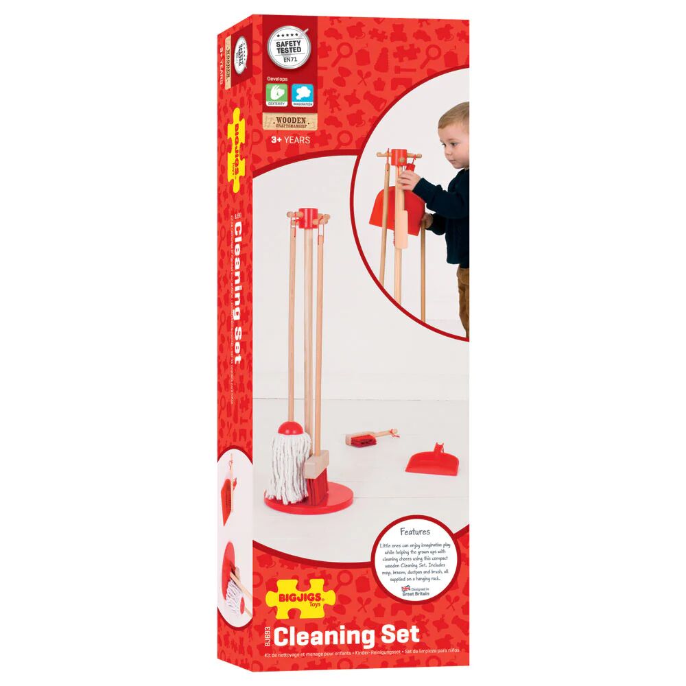Bigjigs Toys Cleaning Set - Image 7