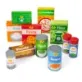 Bigjigs Cupboard Groceries are a colourful selection of wooden grocery items would be great for stocking the Bigjigs Toys Village Shop