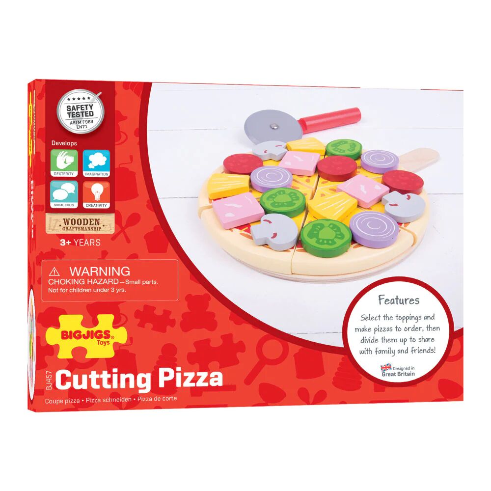 Bigjigs Cutting Pizza - Image 9