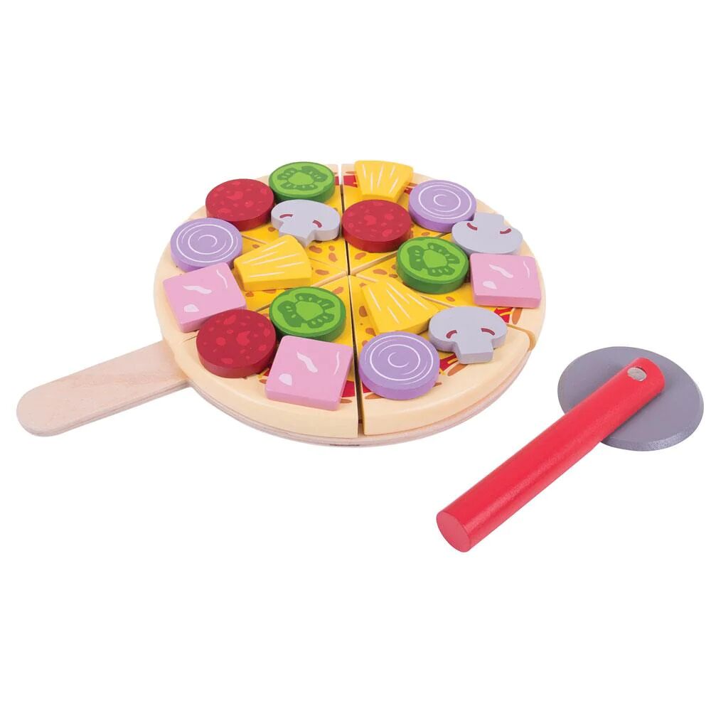 Bigjigs Cutting Pizza - Image 3