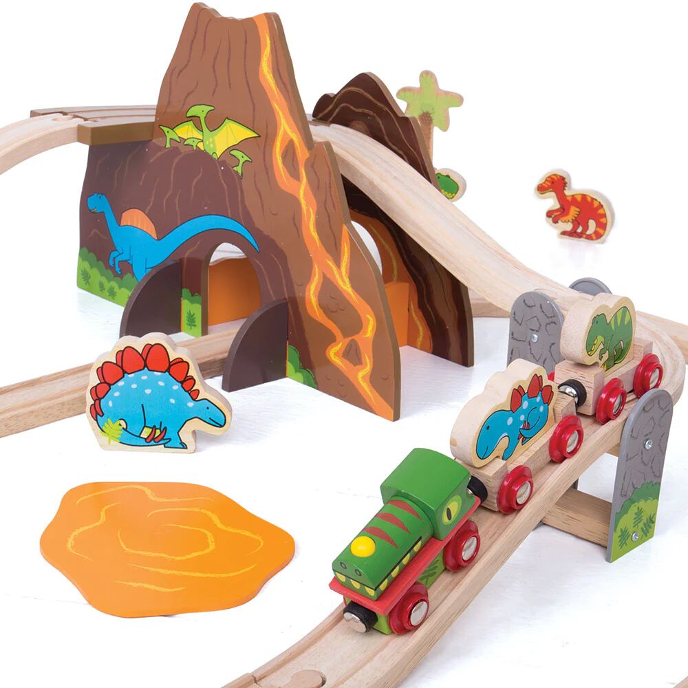 Bigjigs Toys Dino Train Set - Image 3