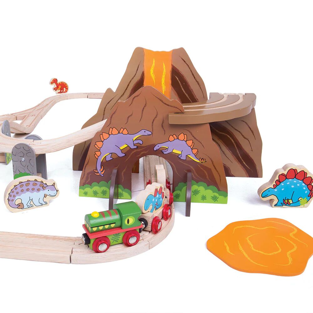 Bigjigs Toys Dino Train Set - Image 4