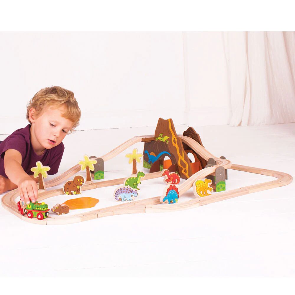 Bigjigs Toys Dino Train Set - Image 8