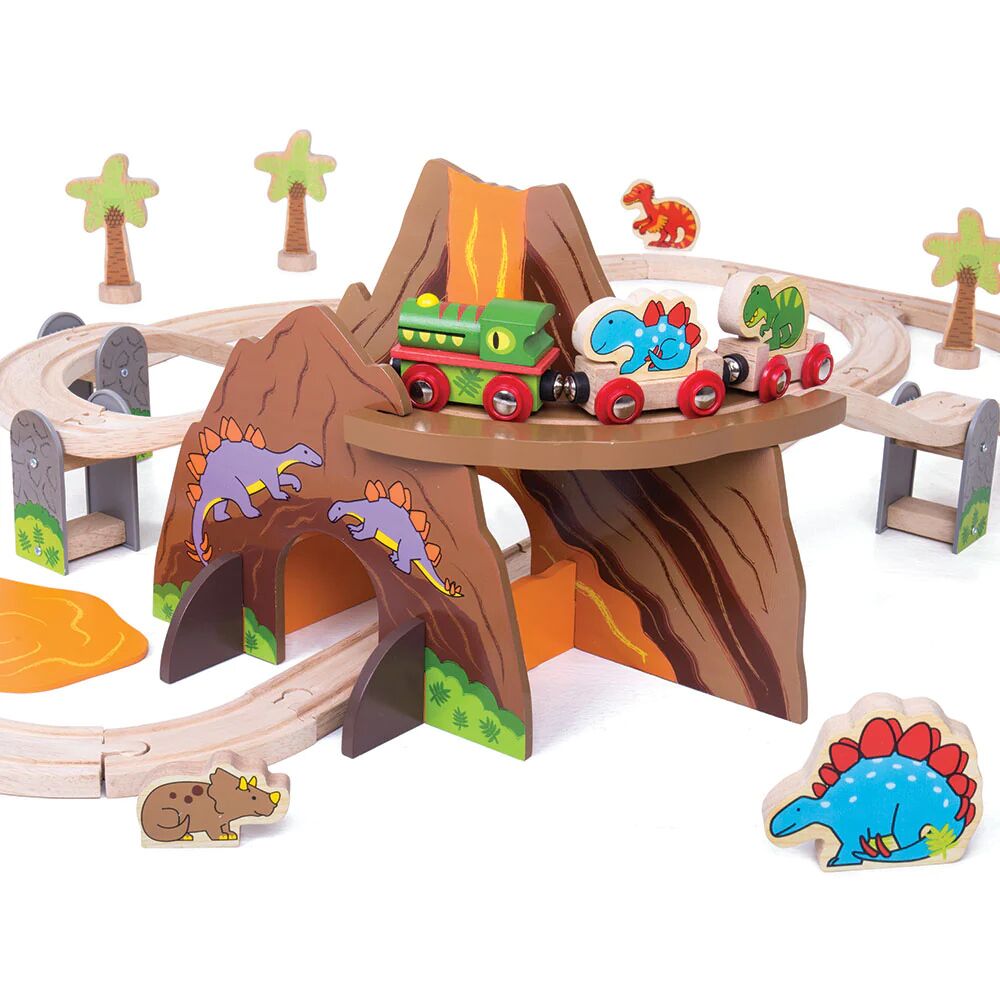 Bigjigs Toys Dino Train Set - Image 2