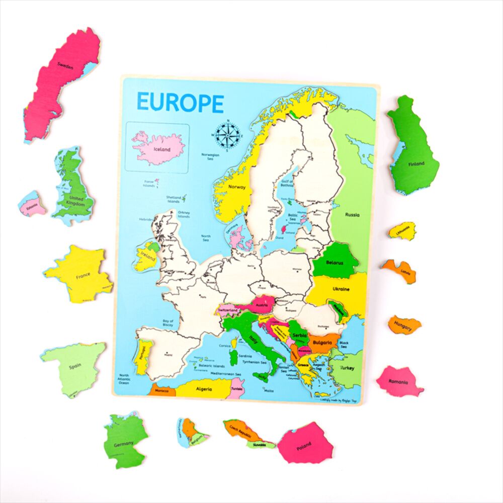 Bigjigs Europe Jigsaw Puzzle - Image 4