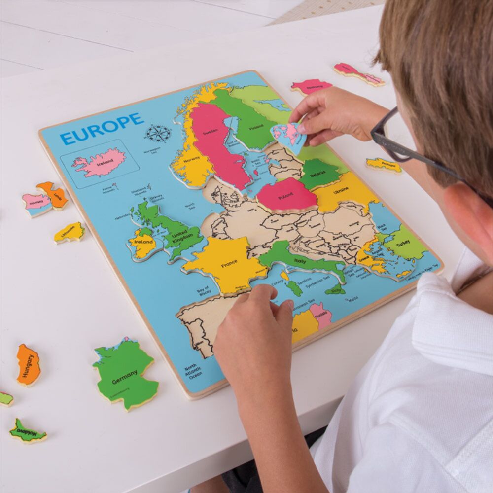 Bigjigs Europe Jigsaw Puzzle - Image 5