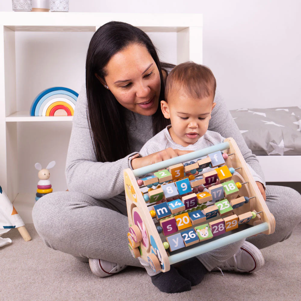 Bigjigs Triangular Activity Centre 100% FSC Certified - Image 3