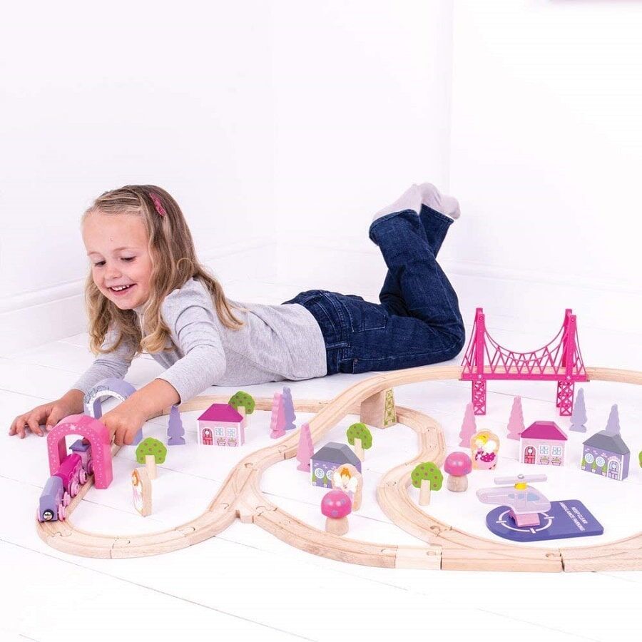 Bigjigs Fairy Town Train Set - Image 2