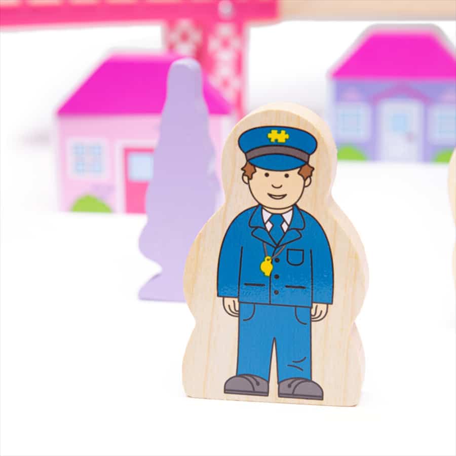Bigjigs Fairy Town Train Set - Image 6