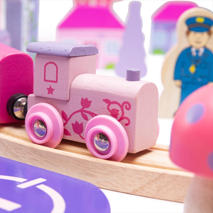 Bigjigs Fairy Town Train Set - Image 4