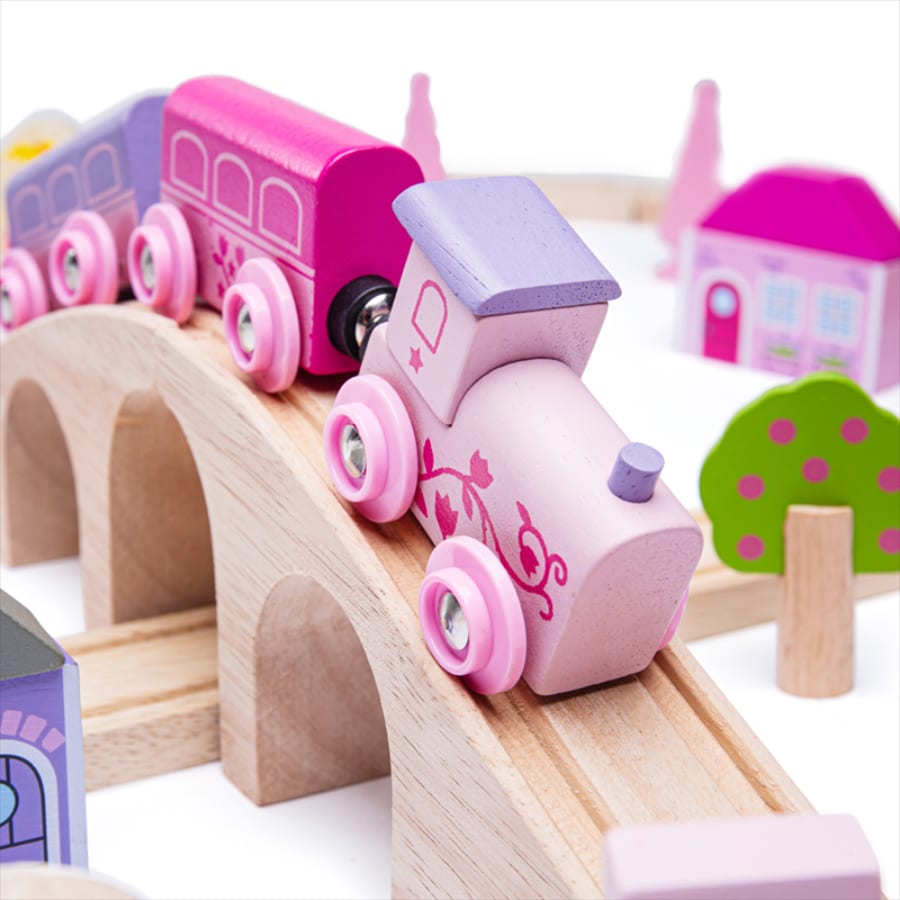 Bigjigs Fairy Town Train Set - Image 3