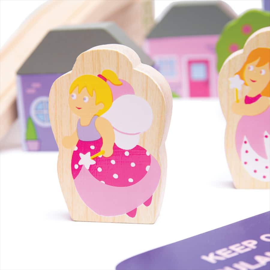 Bigjigs Fairy Town Train Set - Image 7