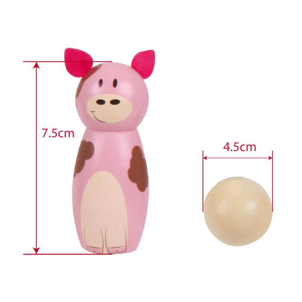 Bigjigs Toys Farm Skittles - Image 3