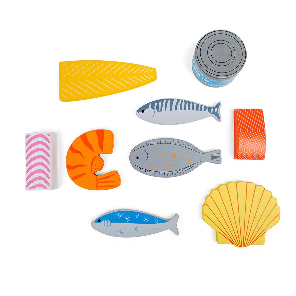 Bigjigs Toys Seafood Crate - Image 5