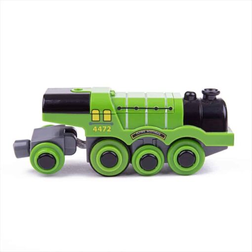 Bigjigs Flying Scotsman Battery Operated Engine will add a whole new level of fun to your wooden railway adventures