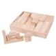Bigjigs Jumbo Wooden Building Blocks set which includes 52 pieces will provide hours of fun, play and learning