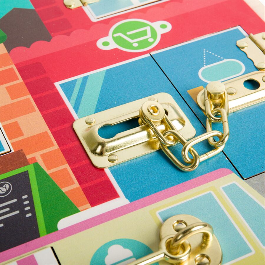 Bigjigs Latches & Catches Board - Image 4