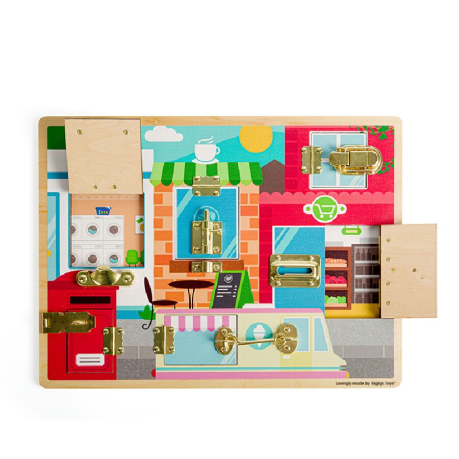 Bigjigs Latches & Catches Board - Image 2