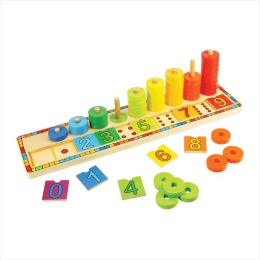 Bigjigs Learn To Count is an award-winning educational 55 piece, wooden puzzle that's a fun introduction to mathematics and counting skills.