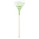 Bigjigs Long Handled Leaf Rake is a sturdy, long handled gardening rake, ideal for helping Mum and Dad tidying up around the garden.