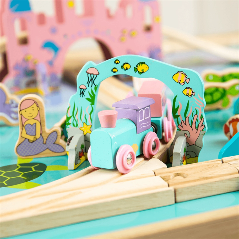 Bigjigs Mermaid Train Set With Table 01