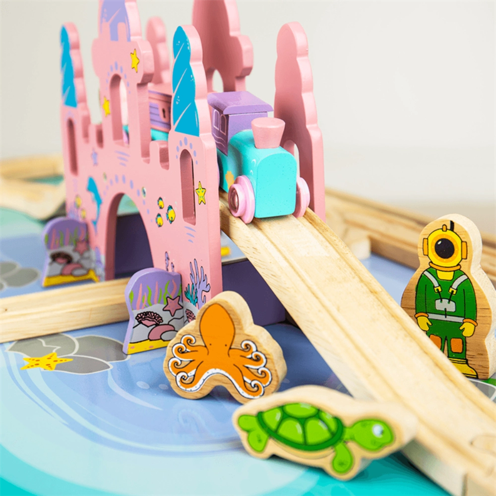 Bigjigs Mermaid Train Set With Table 04