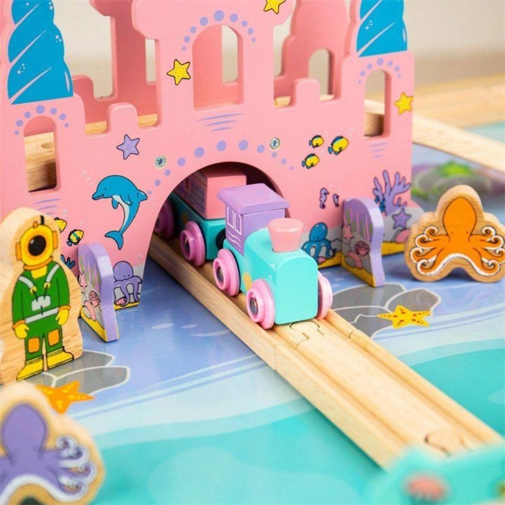 Bigjigs Mermaid Train Set With Table 05
