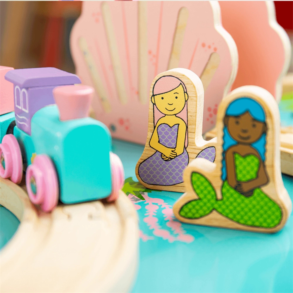 Bigjigs Mermaid Train Set With Table 06